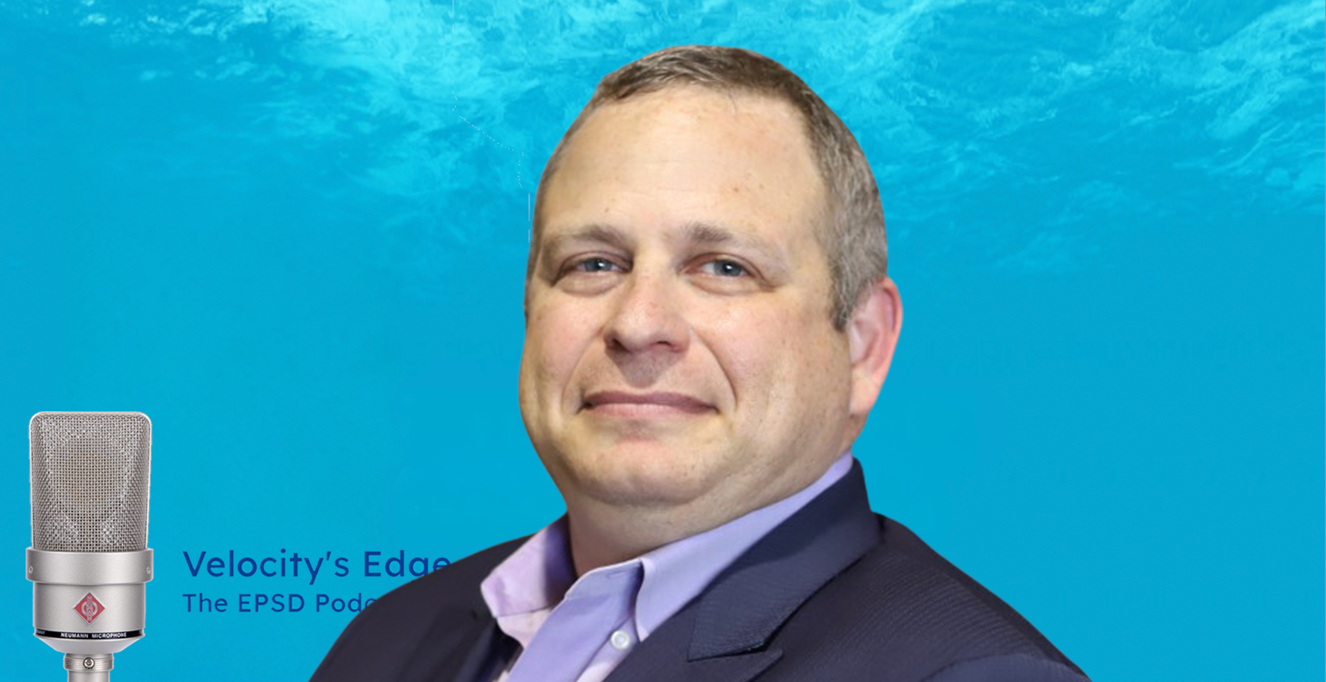 Dr. Pablo Breuer with the Velocity's Edge podcast logo